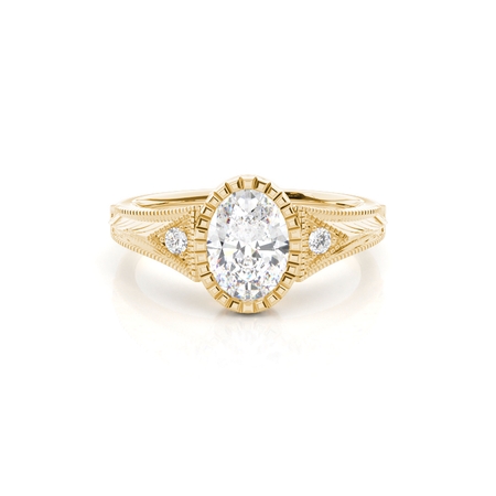Vintage Verlobungsring mit Diamant