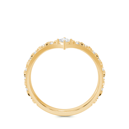 Gelbgold Frau Eheringe