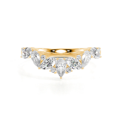 Mehrfachform Diamant Chevron Ehering