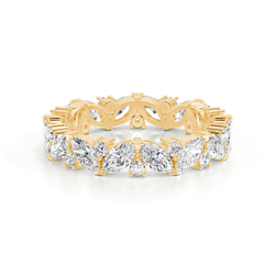Marquise & Round Diamond Full Eternity Ring