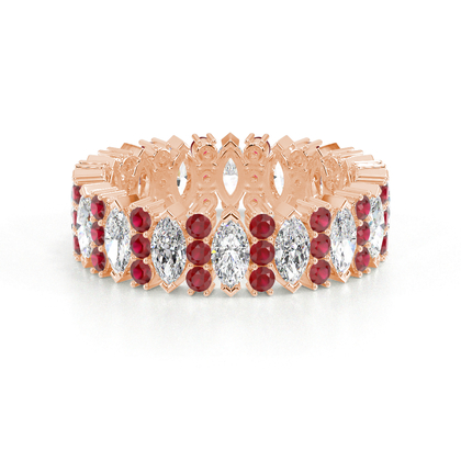 Rotgold Frau Eheringe