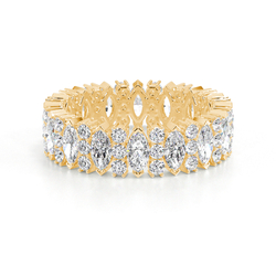 Marquise & Round Diamond Full Eternity Ring