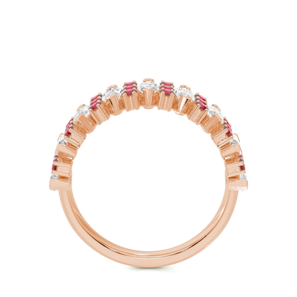 Rotgold Frau Eheringe