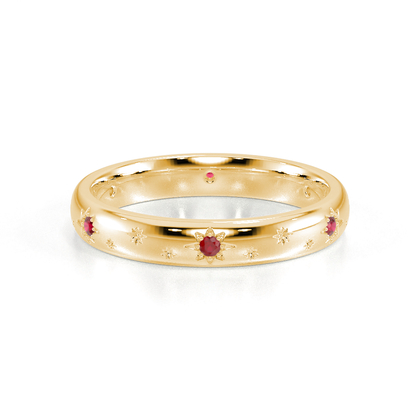 Gelbgold Frau Eheringe