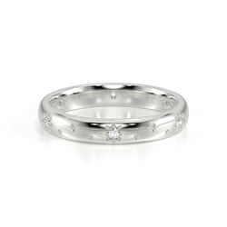 Celestial Diamond Wedding Band