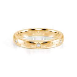 Celestial Diamond Wedding Band