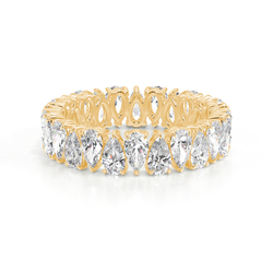 Pear Shape Diamond Full Eternity Wedding Band