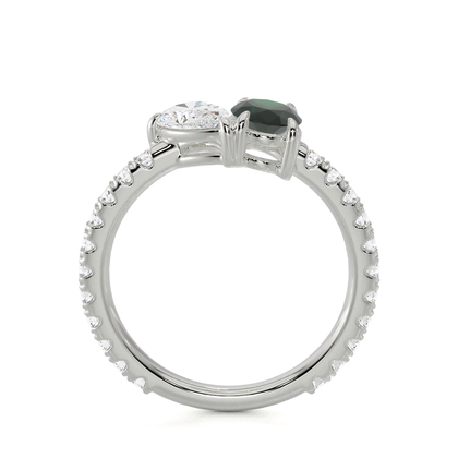 Witgouden Toi Et Moi Ringen Diamanten ringen