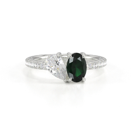 Witgouden Toi Et Moi Ringen Diamanten ringen