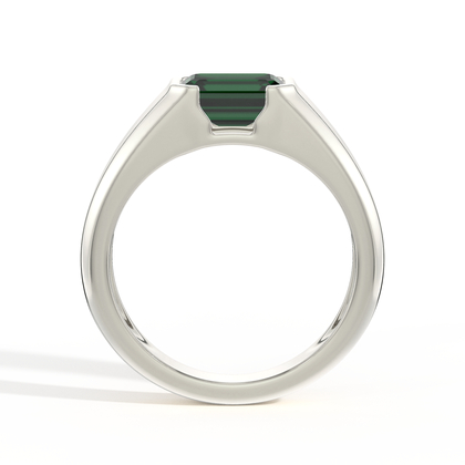 Emerald-Cut Emerald Men'S Ring