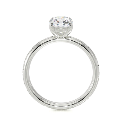 Vintage-Solitär-Diamant-Verlobungsring