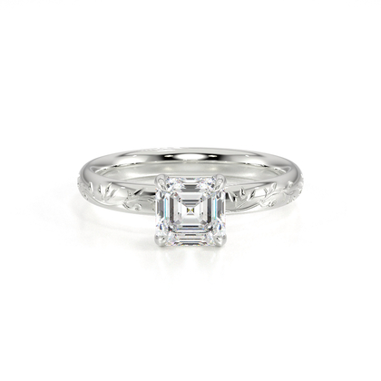 Vintage-Solitär-Diamant-Verlobungsring