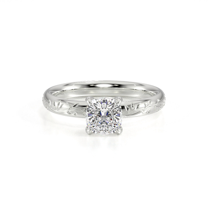 Vintage-Solitär-Diamant-Verlobungsring