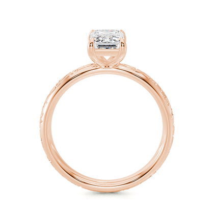 Vintage-Solitär-Diamant-Verlobungsring