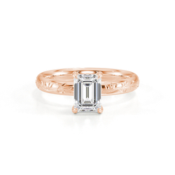 Vintage-Solitär-Diamant-Verlobungsring