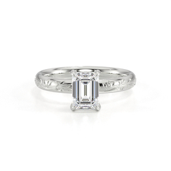 Vintage-Solitär-Diamant-Verlobungsring