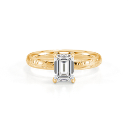 Vintage Solitaire Diamond Engagement Ring