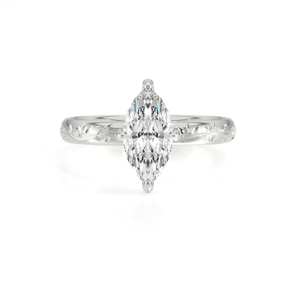 Vintage-Solitär-Diamant-Verlobungsring