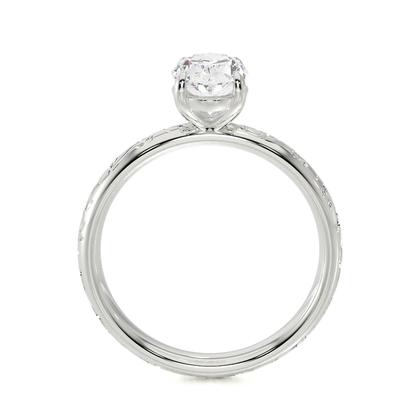 Vintage-Solitär-Diamant-Verlobungsring