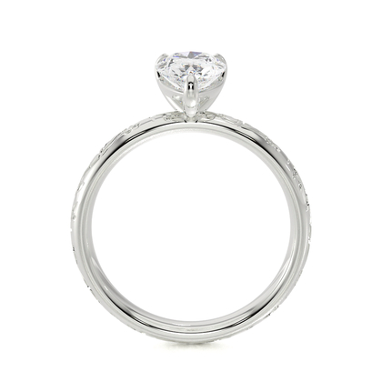 Vintage-Solitär-Diamant-Verlobungsring