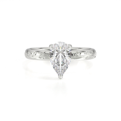 Vintage-Solitär-Diamant-Verlobungsring
