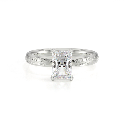 Vintage-Solitär-Diamant-Verlobungsring