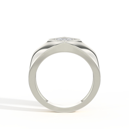 Geometric Multi-Shape Men’S Diamond Ring