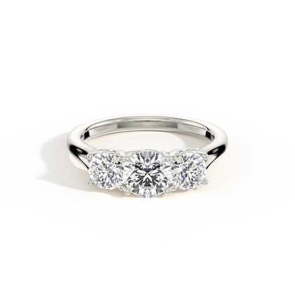 Verstecktes Herz Trilogie-Diamant-Verlobungsring