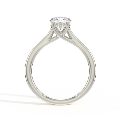 Verstecktes Herz Solitär-Diamant-Verlobungsring