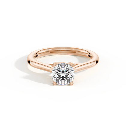 Skjult Hjerte Solitaire Diamantforlovelsesring