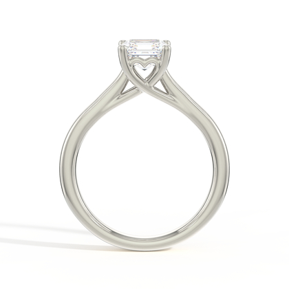 Verstecktes Herz Solitär-Diamant-Verlobungsring