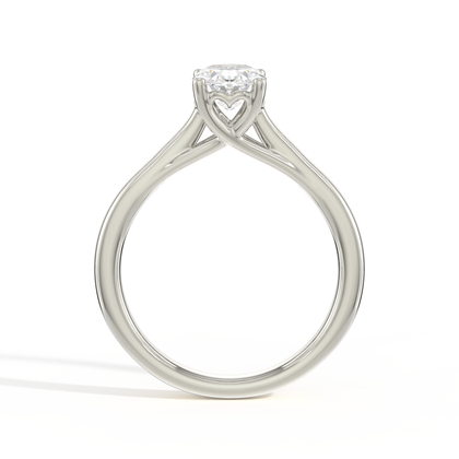 Verstecktes Herz Solitär-Diamant-Verlobungsring