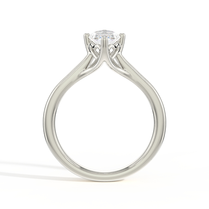 Verstecktes Herz Solitär-Diamant-Verlobungsring