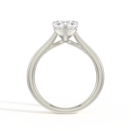 Verstecktes Herz Solitär-Diamant-Verlobungsring
