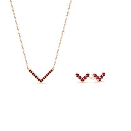 Rose Gold Diamond Jewellery Gifts Sets