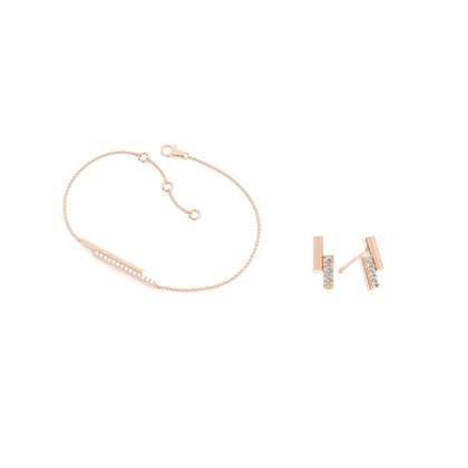 Rose Gold Diamond Jewellery Gifts Sets