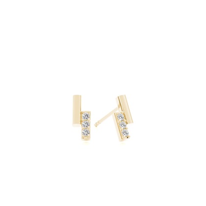 Krappenfassung Ohrringe und Armband Set