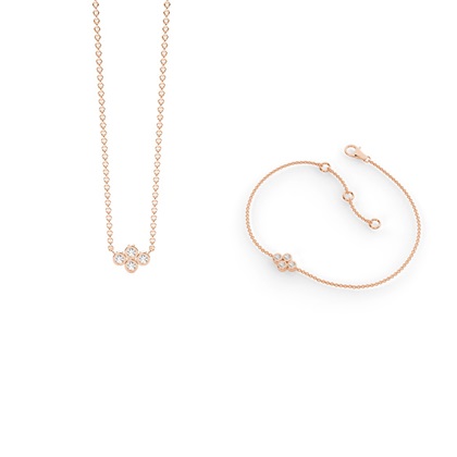 Rose Gold Diamond Jewellery Gifts Sets