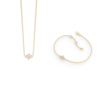 Yellow Gold Diamond Jewellery Gifts Sets