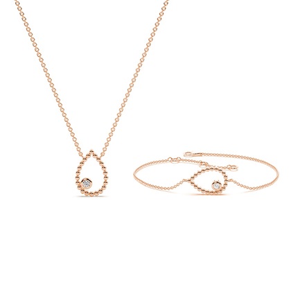 Rose Gold Diamond Jewellery Gifts Sets