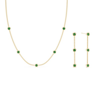 Yellow Gold Diamond Jewellery Gifts Sets
