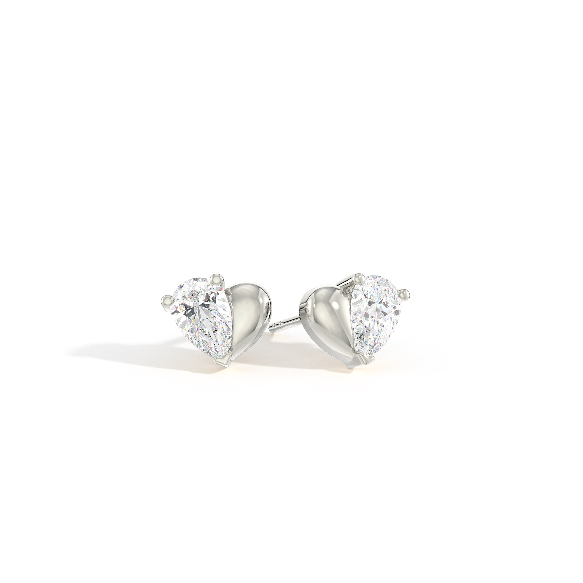 The Ultimate Expression 9kt Yellow Gold Heart Solitaire Diamond Pendant and Earring Gift Set