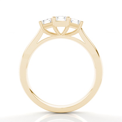 Emerald Trilogy Engagement Rings