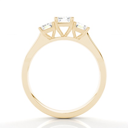 Emerald Trilogy Engagement Rings